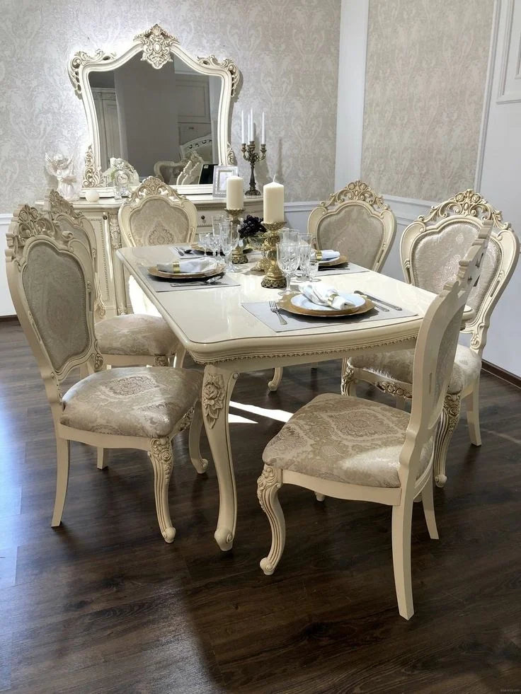 Ivory carved dining set