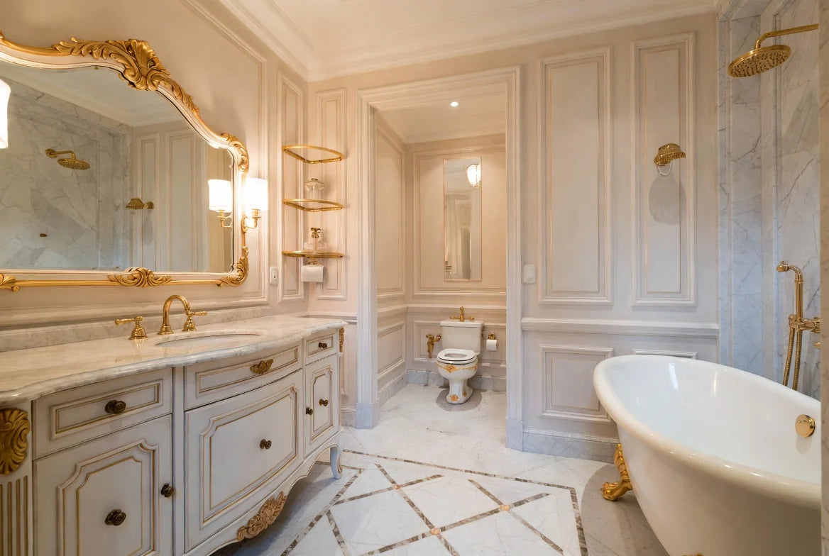 Signature French Neoclassical Bathroom Vanity