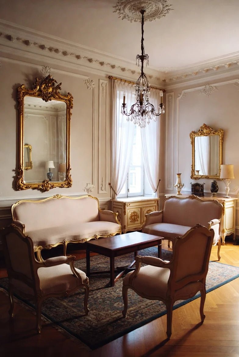 Aurelia Rococo Style Sofa Set