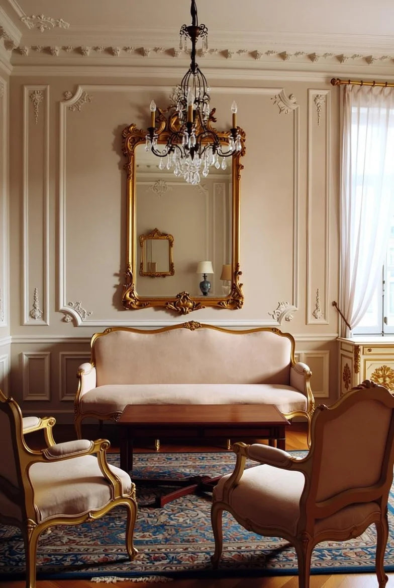 Aurelia Rococo Style Sofa Set