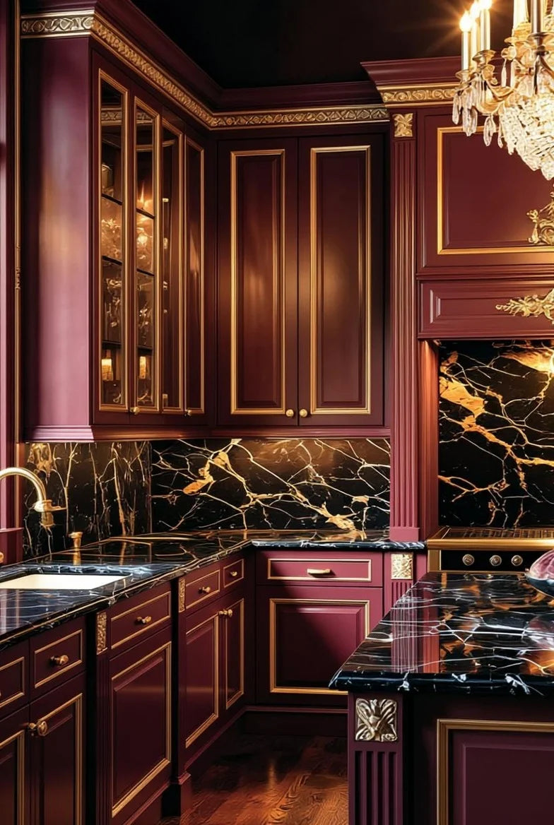 Burgundy Prestige Kitchen Set