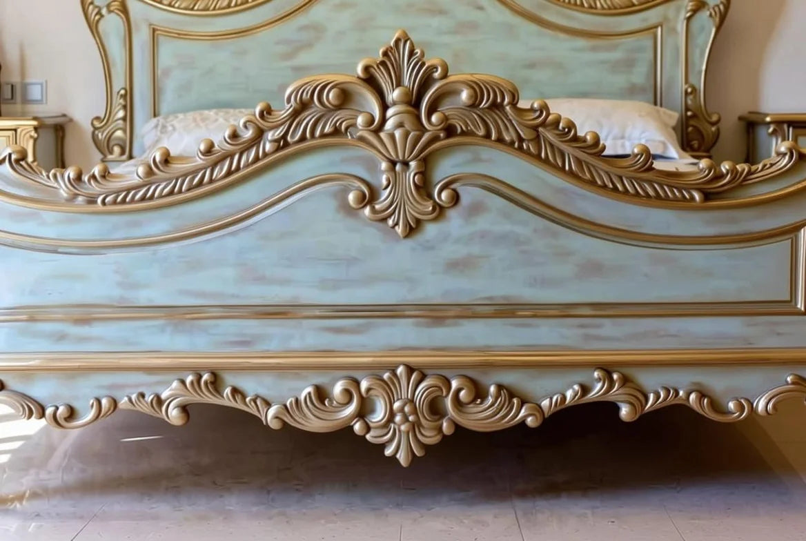 Elegant European Style Bedroom Set with Ornate Hand-Carved Details | Custom Design | Makin’ It Home