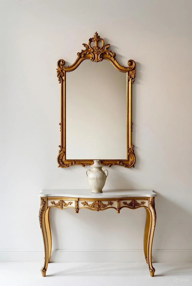 Celestia Gold French Neoclassical Sofa Set