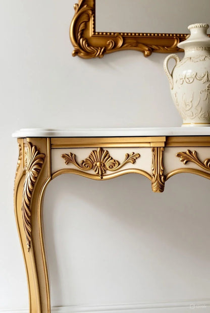 Celestia Gold French Neoclassical Sofa Set