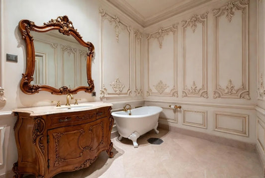 Classic Solid Wood Bathroom Vanity