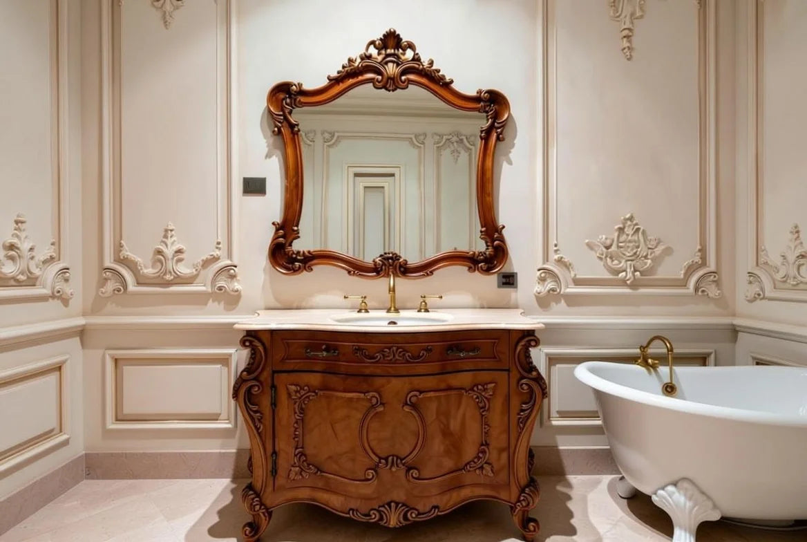 Classic Solid Wood Bathroom Vanity