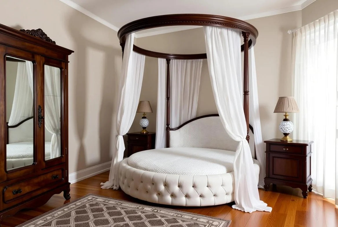 Classic Round french bed set