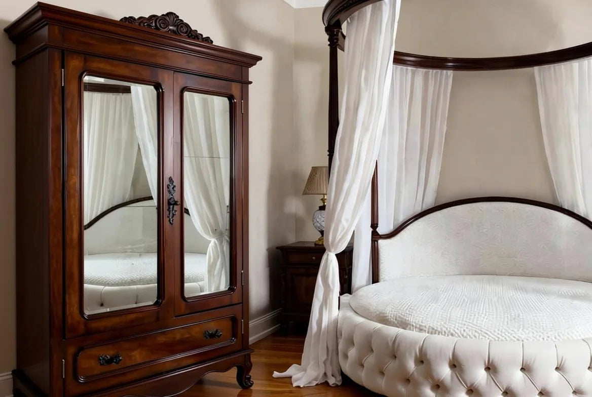 Classic Round french bed set