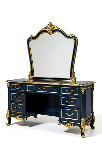 Crown Noir Neoclassical style french bed set