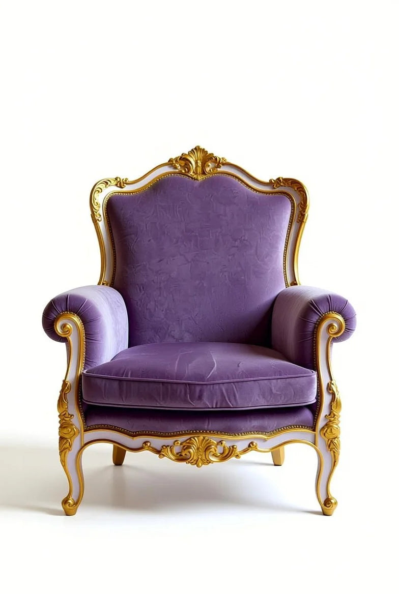 Empress Violet French Bed Set