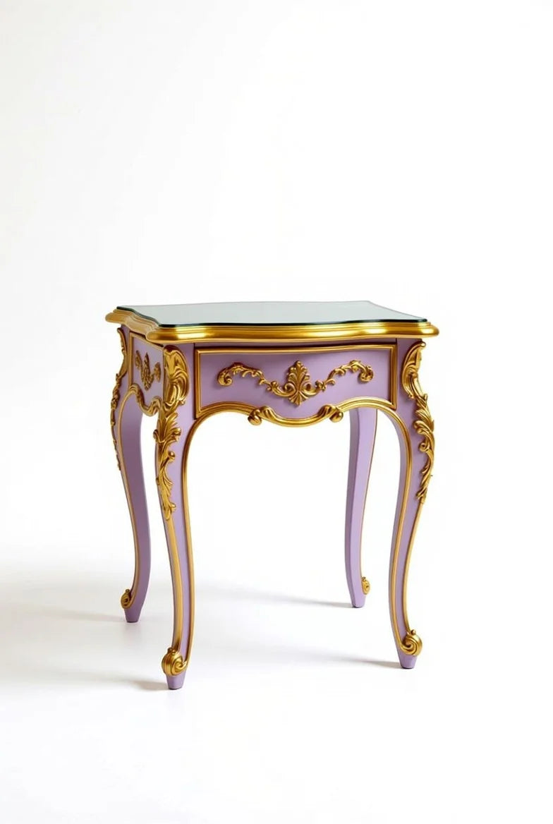 Empress Violet French Bed Set