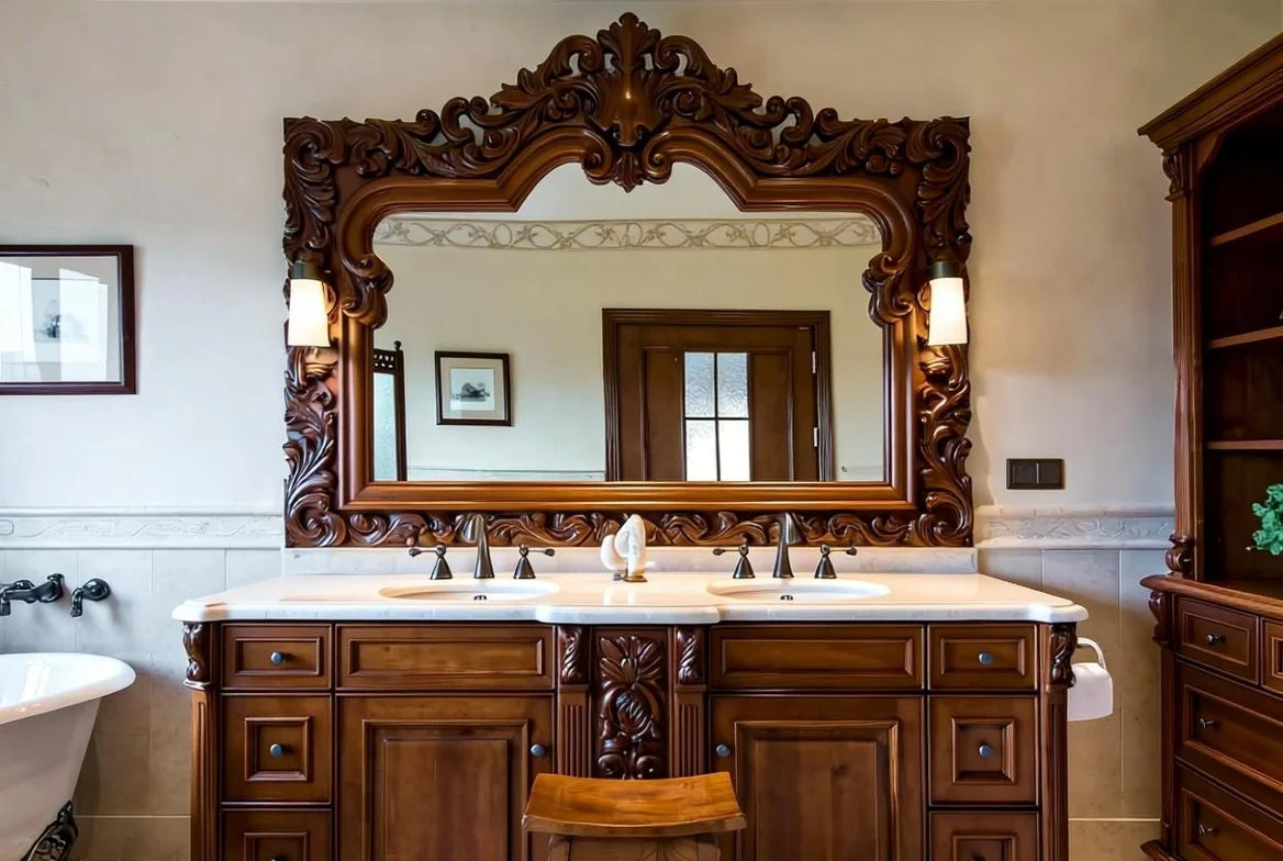 Grand Manor Wooden Bathroom Vanity Set