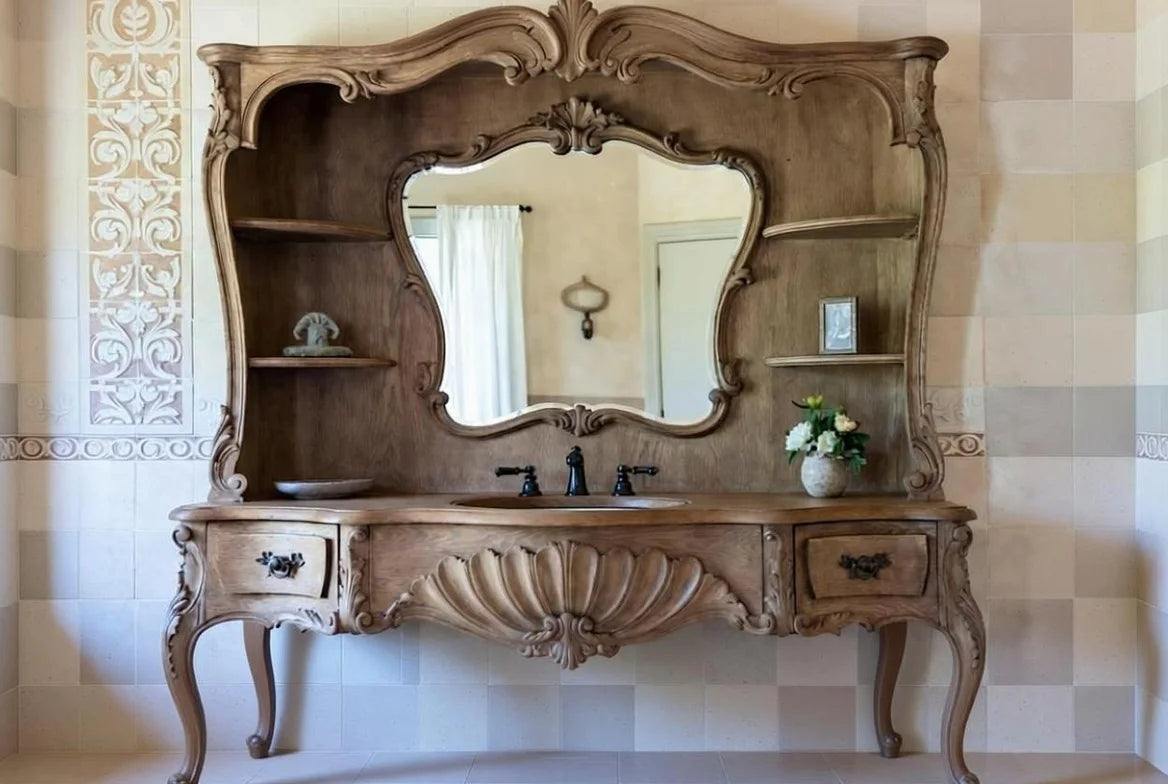 Heritage Wood Designer Bathroom Vanity
