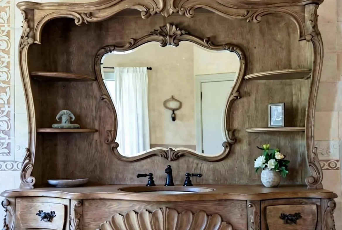 Heritage Wood Designer Bathroom Vanity