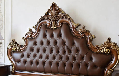 Royal French Provincial Bedroom Set for Elegant Master Bedrooms, Hand-Carved Solid Wood | Makin’ It Home