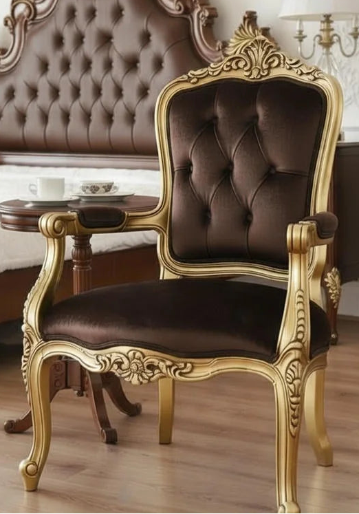 Royal French Provincial Bedroom Set for Elegant Master Bedrooms, Hand-Carved Solid Wood | Makin’ It Home