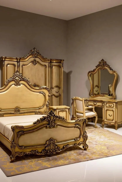 Maison Royal French Rococo Style Bed Set