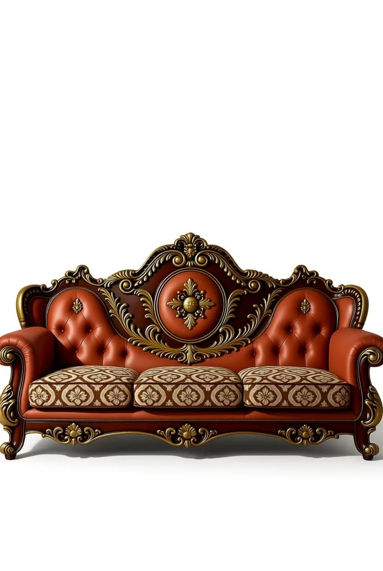 Grand European Baroque Style Sofa Set