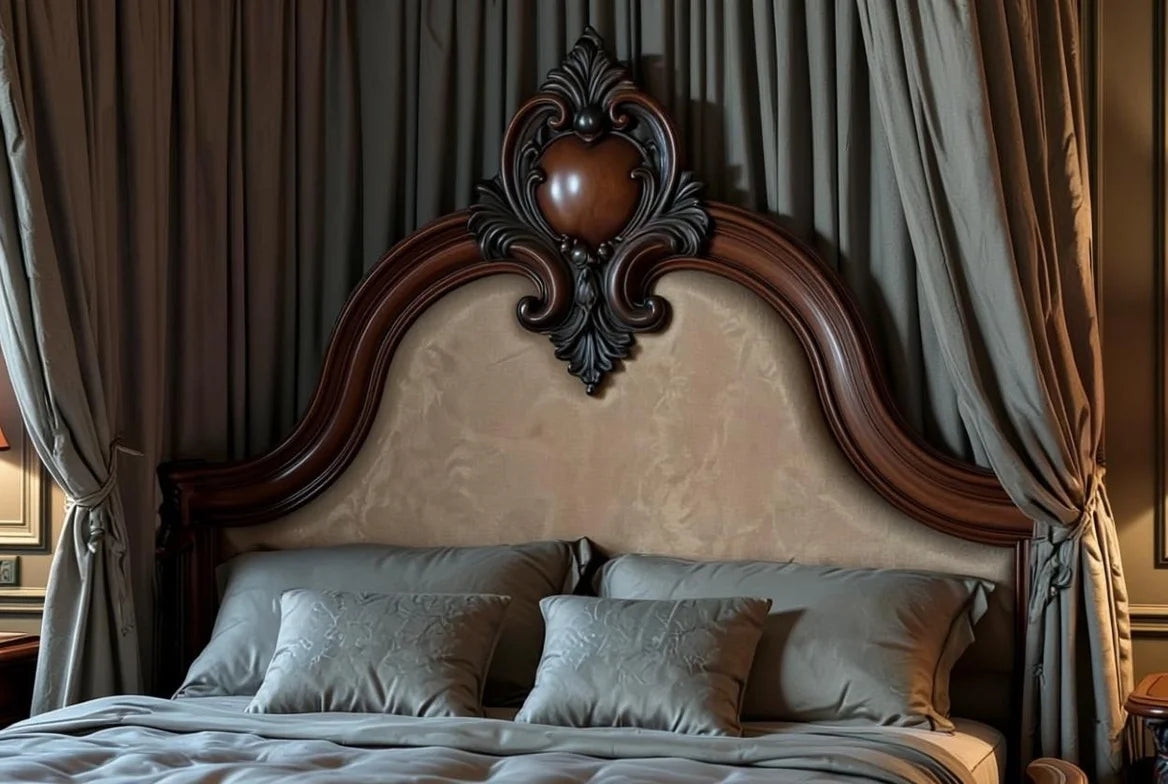 Palace Veil Classic French Empire Style Round Bed