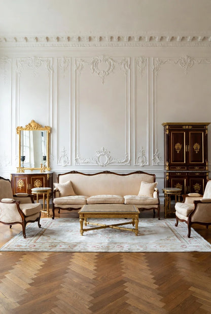 Prestige Formal French Neoclassical Sofa Set