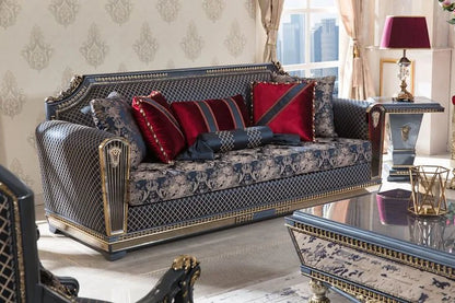 Regalia Noir Classic Sofa Set