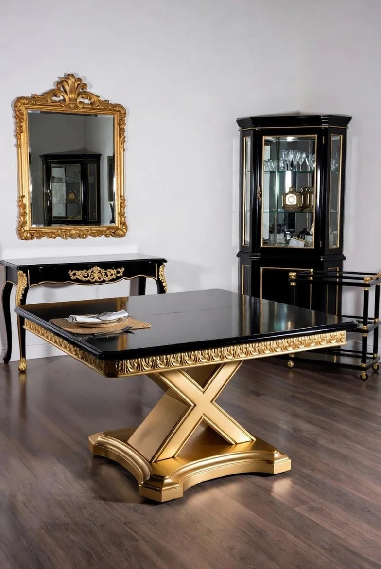 Signature Black French Neo Style Dining Set