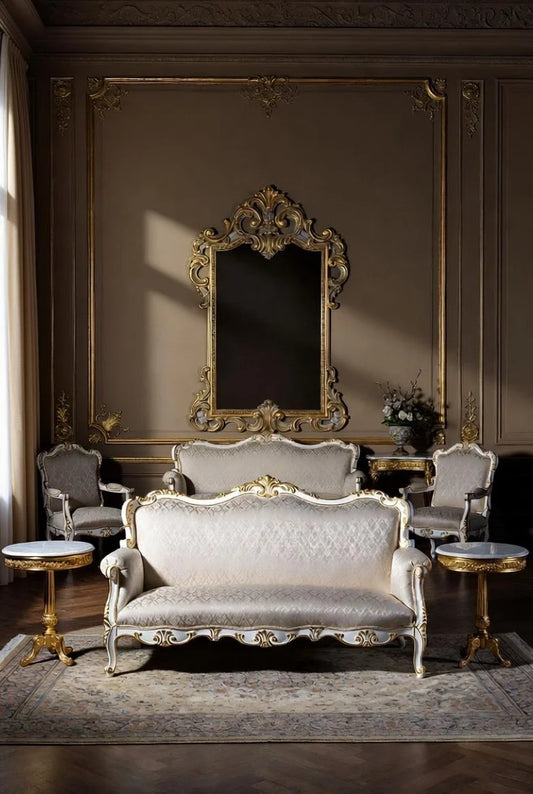 Silvara Palais de France Style Sofa Set