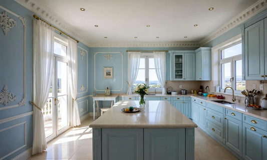 Soft Blue Noble Kitchen set