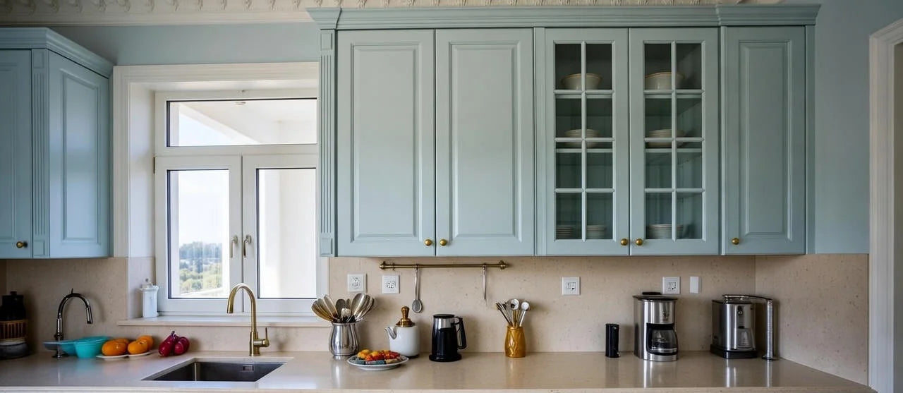 Soft Blue Noble Kitchen set