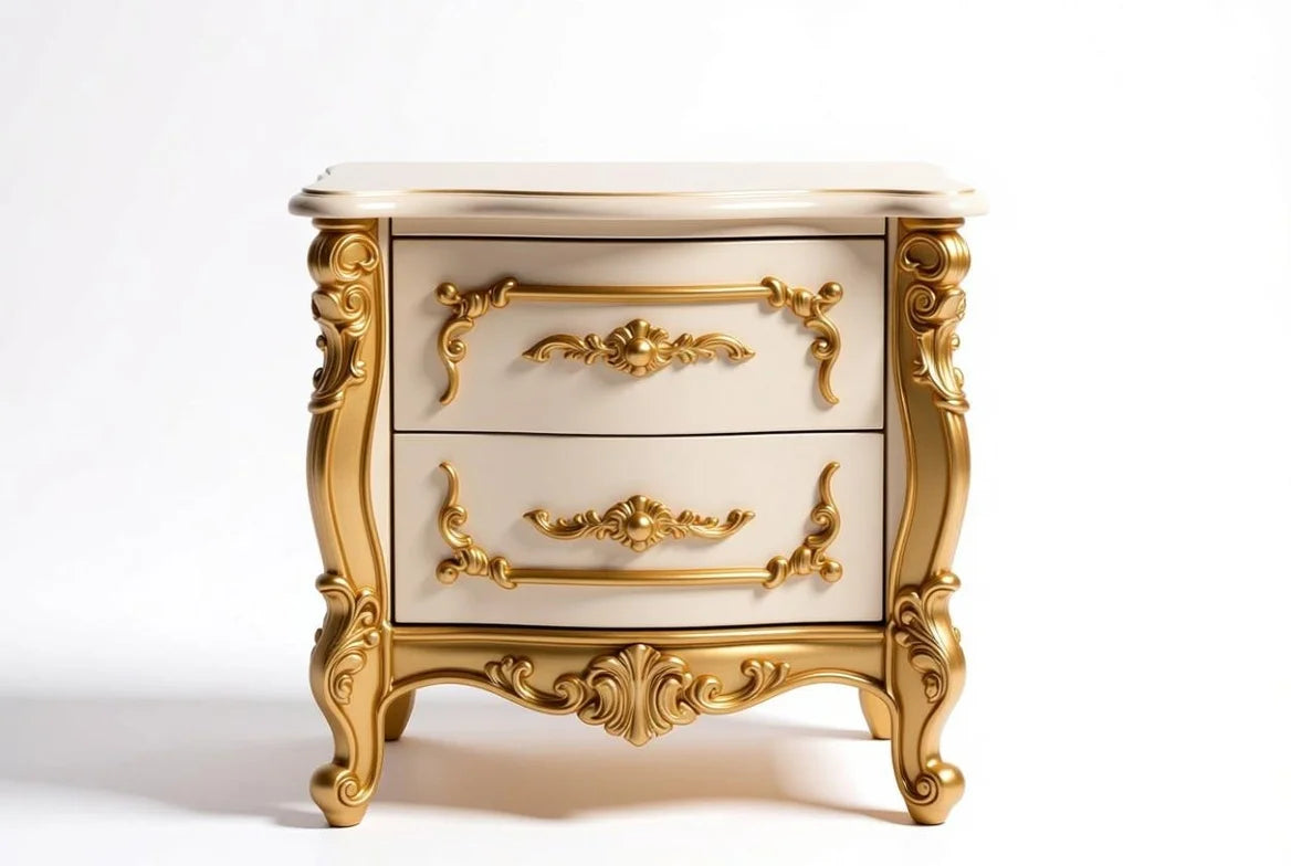 Royal Hand-Carved Baroque Bedroom Set| Luxury Bespoke Statement Furniture |The Mansion Collection