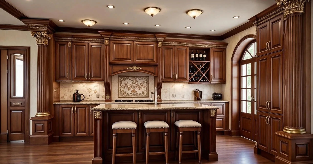 Walnut Majesty Kitchen Set