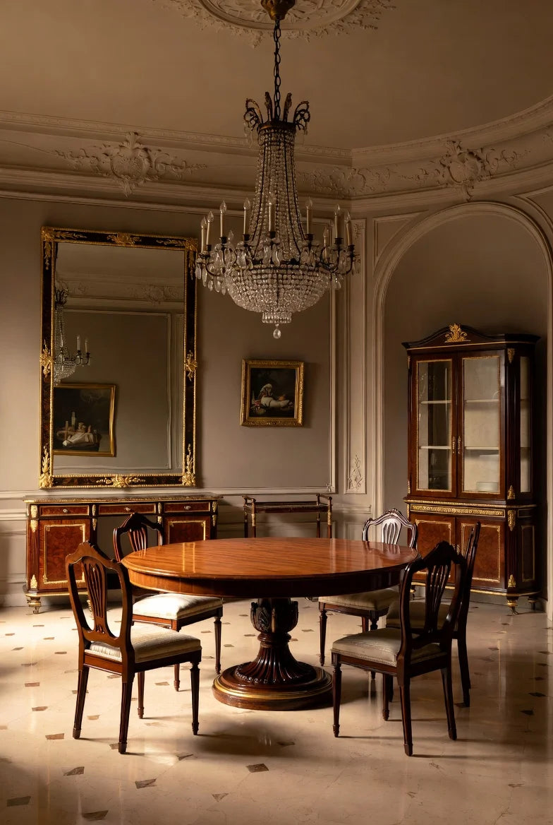 Woodcraft French Neo Style Dining Set