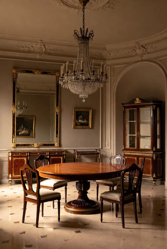 Woodcraft French Neo Style Dining Set