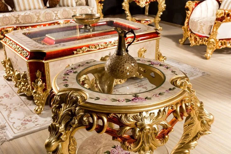 Zarvan Royal Hand-Carved Sofa Set