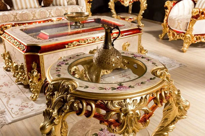 Zarvan Royal Hand-Carved Sofa Set