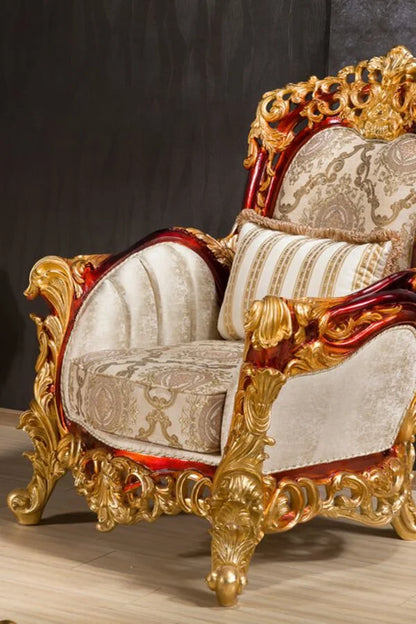 Zarvan Royal Hand-Carved Sofa Set