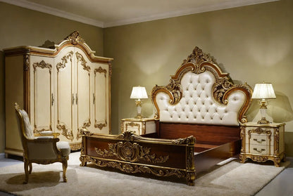 Grand Baroque Palace Bedroom Suite, Heirloom-Quality Furniture For Master Interiors | Empire Throne Collection