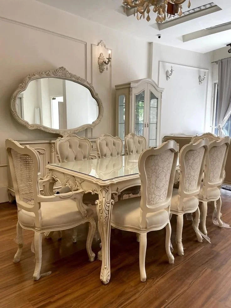 Ivory carved dining set