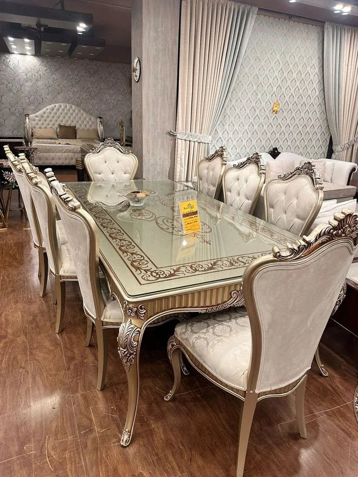 Ivory carved dining set