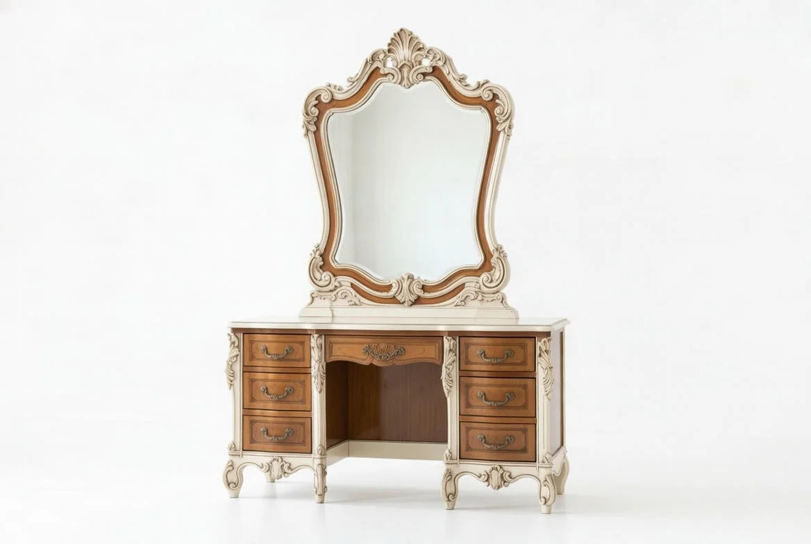 Luxury European Ornate Canopy Bed for Master Bedrooms, Hand-Carved Statement Furniture | Makin’ It Home