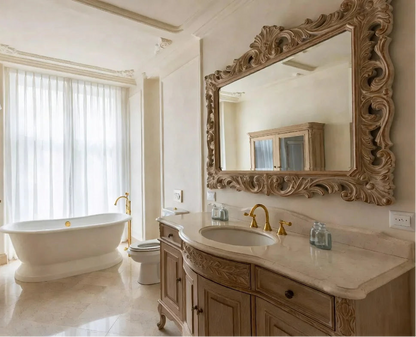 Louis XVI Classic European Bathroom Vanity