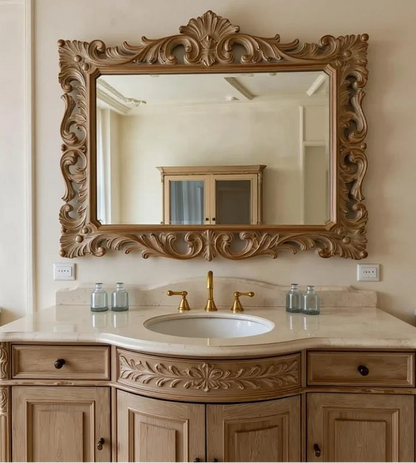 Louis XVI Classic European Bathroom Vanity