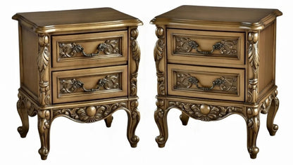 Italian Baroque Round Bedroom Set |Custom Hand-Carved Solid Teak | Makin’ It Home