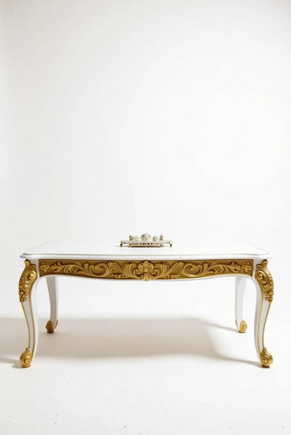 Peachy luxe French Rococo Style Dining Set
