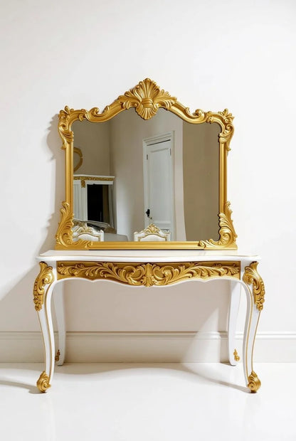 Peachy luxe French Rococo Style Dining Set