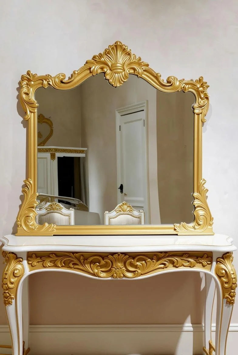 Peachy luxe French Rococo Style Dining Set