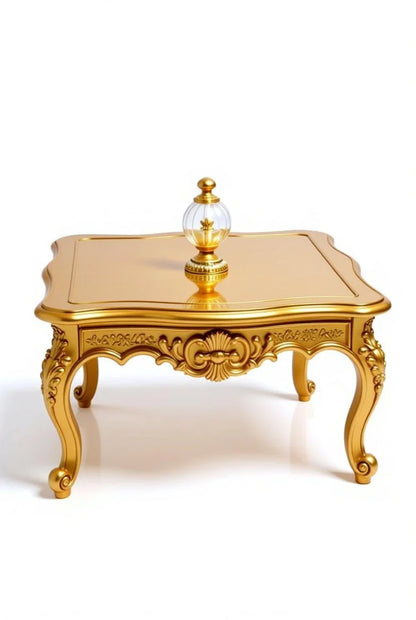 Royal Blue Baroque Style Sofa Set