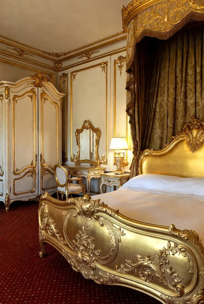 Royal Golden French Neo Style Bed Set