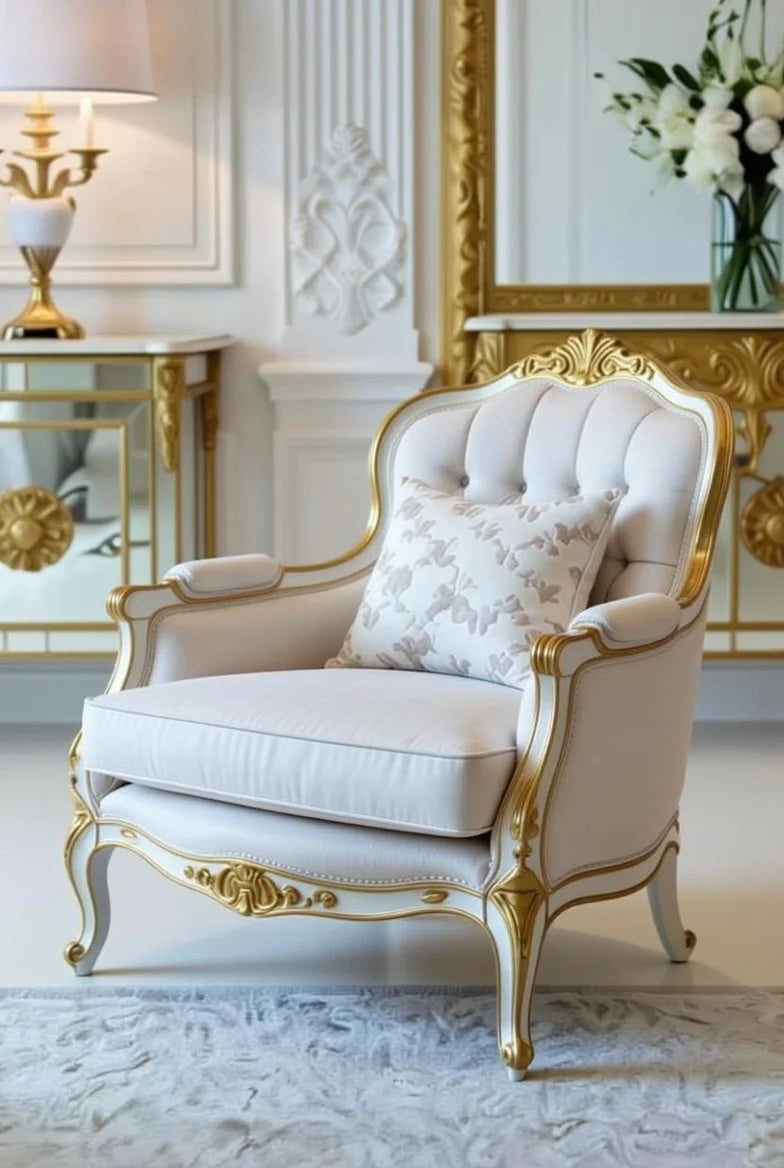 Timeless Pearl French Neo style Sofa Set